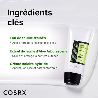 COSRX Aloe Soothing Sun Cream SPF 50+ PA+++ – 50ml